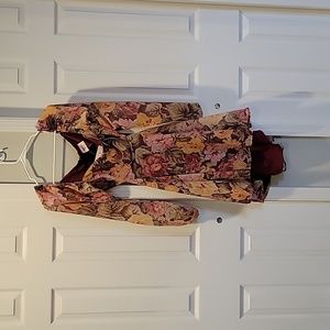 Showpo cut out Ebonee Dress, vintage floral pattern